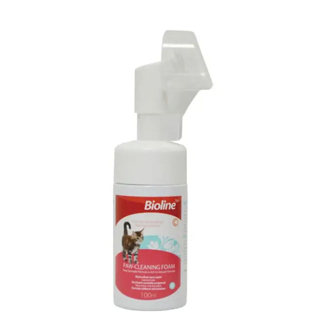 Bioline  Paw Cleaning Foam Cat, Volume 100ml