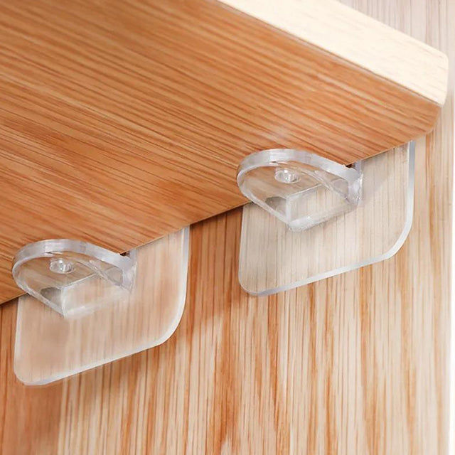 1 Piece Shelf Support - Strong Wall Mounted Bracket for Home Storage & Organization