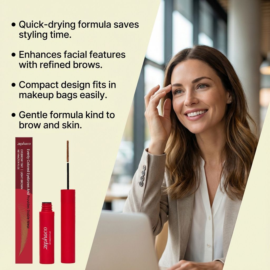 4ml Light Brown Brow Gel with Waterproof and Long Lasting Hold