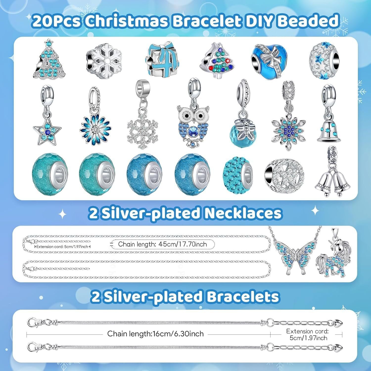 Advent Calendar Christmas Calendar DIY Jewellery Christmas Gift Set for Girls
