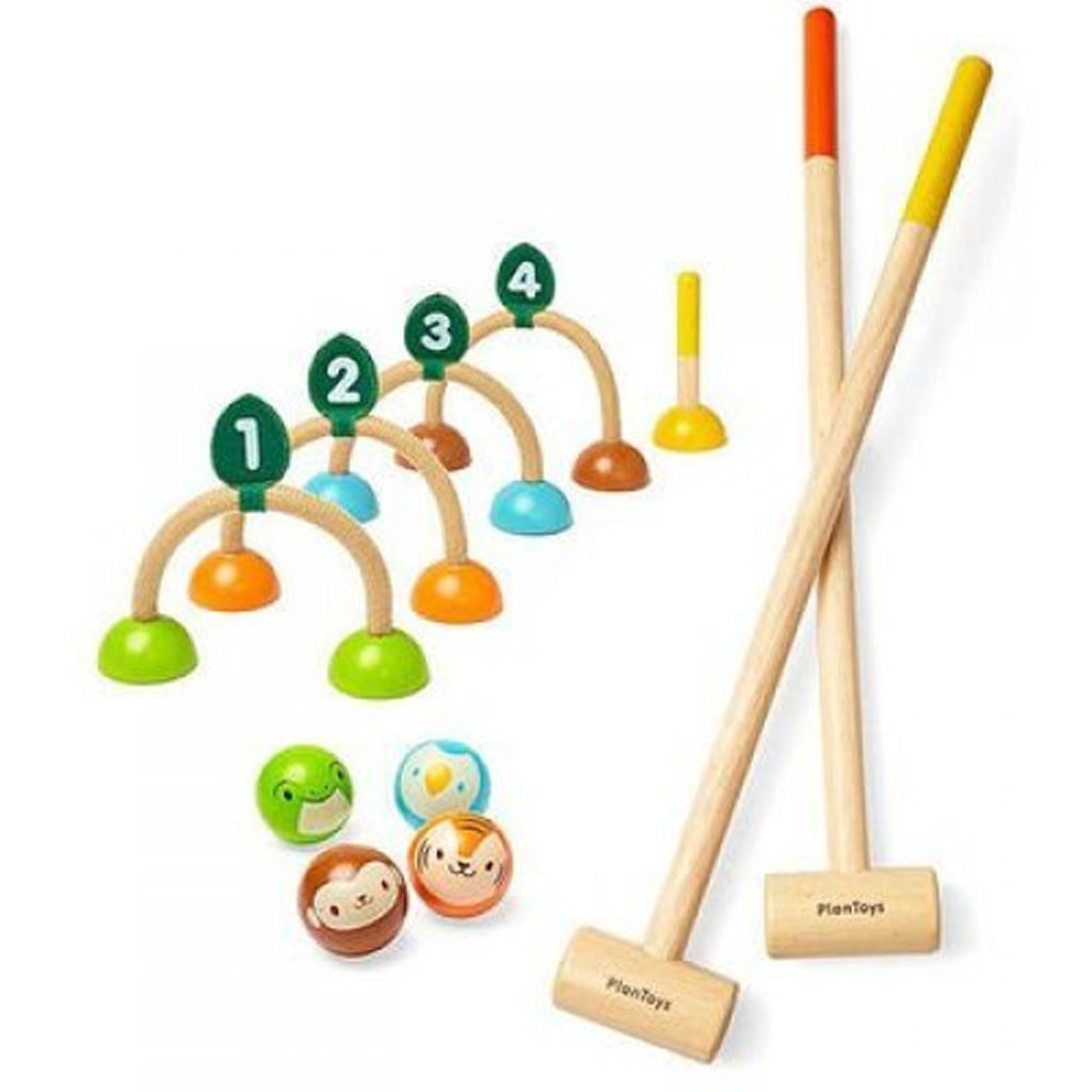 PlanToys Croquet — Wooden Garden Game