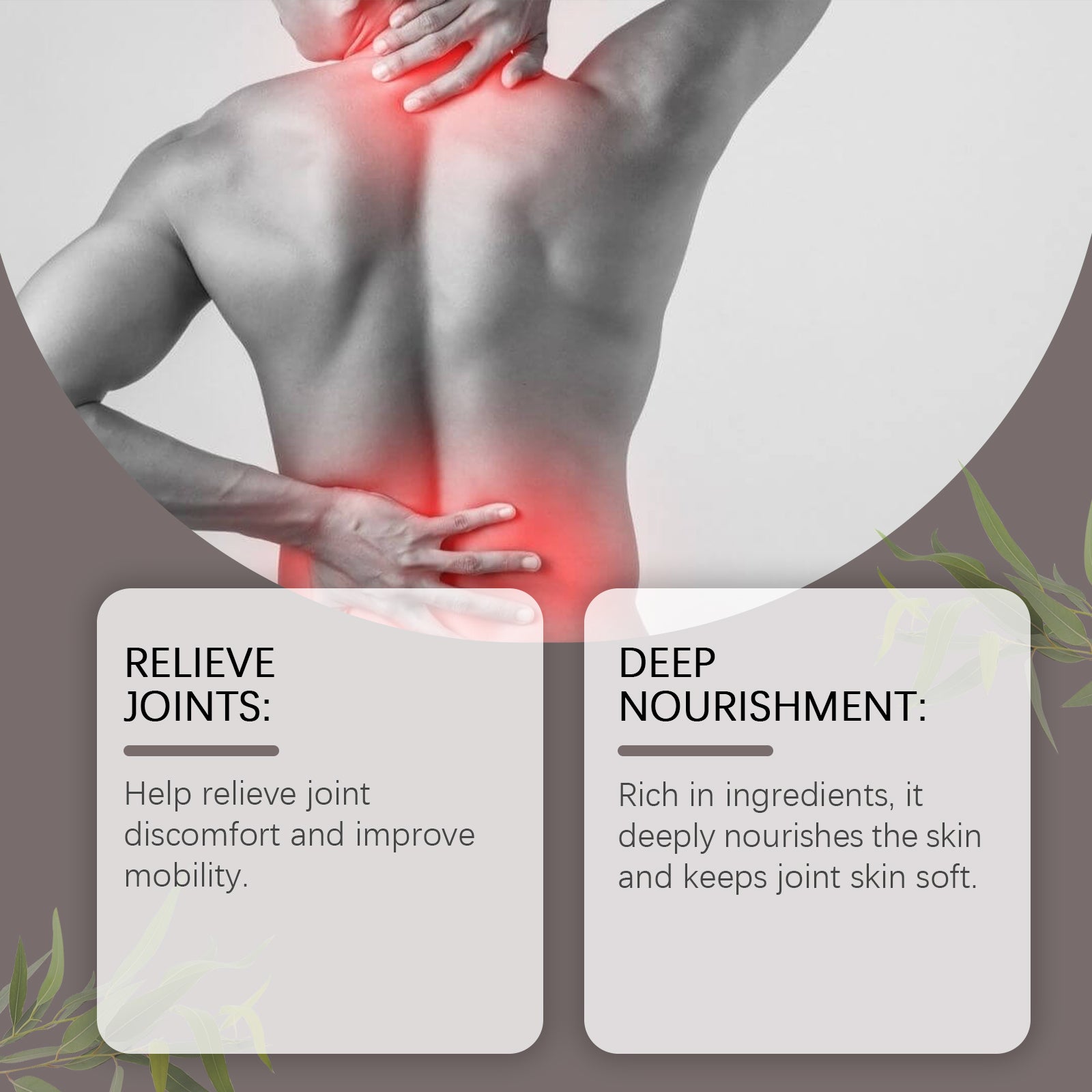 Revitalize Your Joints with Body Care Cream, Pain Relief, Deep Nourishment ,60g