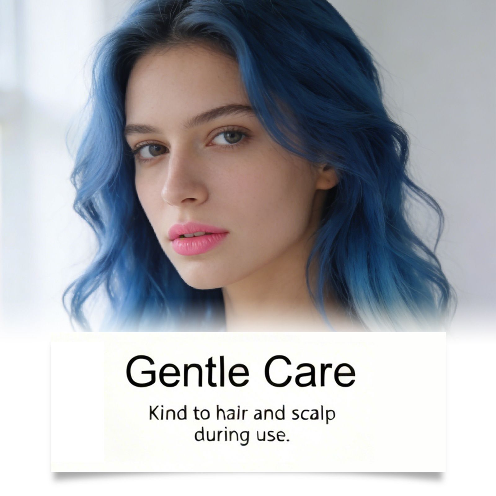 Temporary Blue Hair Color Wax Washable 50g