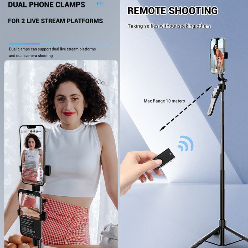 Selfie Stick Extendable Selfie Stick Tripod With Wireless Remote Tripod Stand