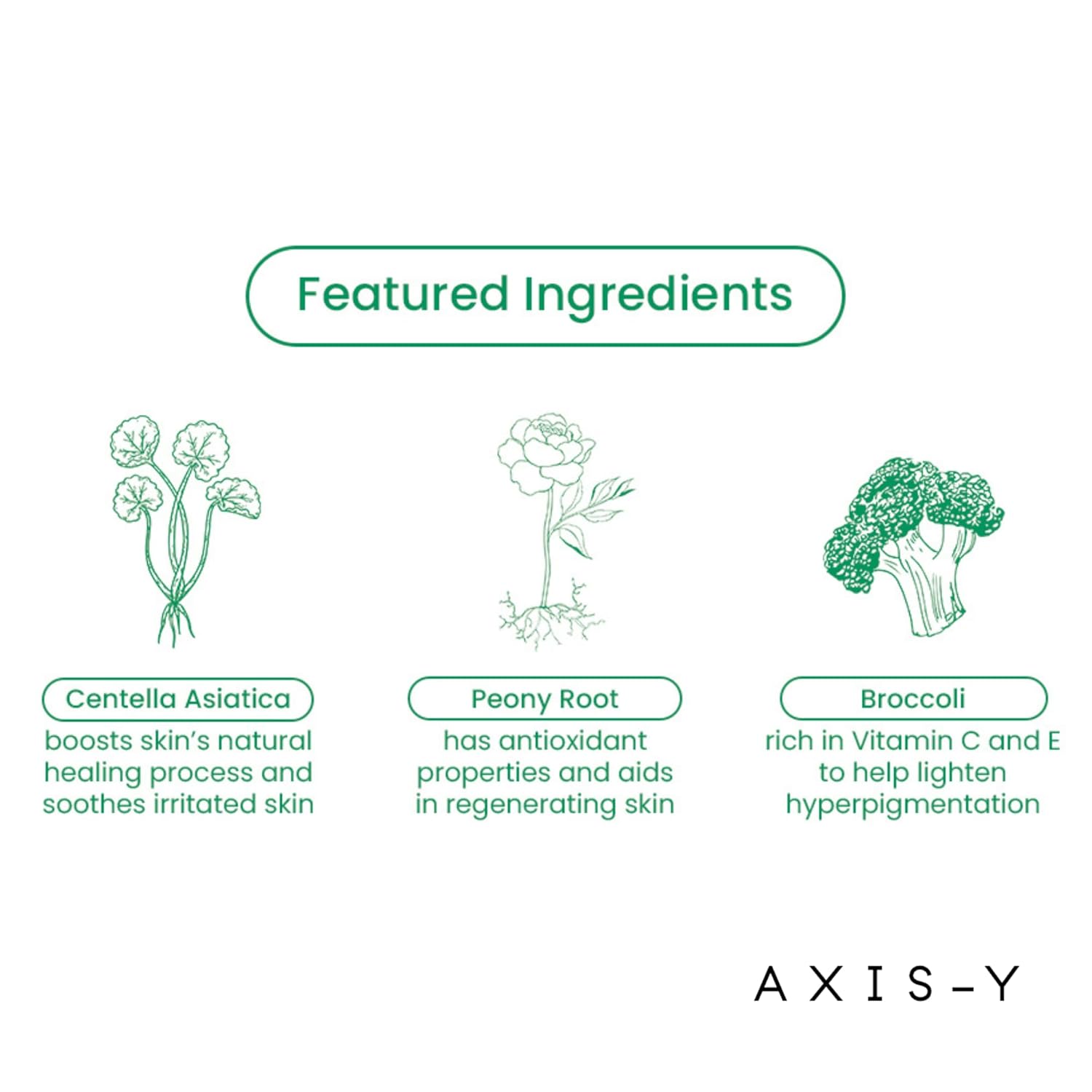 AXIS-Y Mugwort Green Vital Energy Complex Sheet Mask 27ml