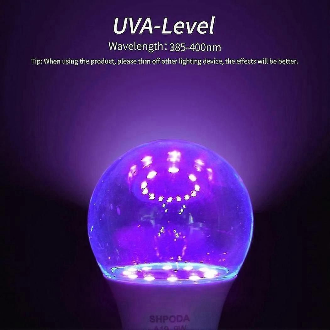 3pcs 10w Ultraviolet Uv Bulb Fluorescent Detection Uv Lamp Black Light Blue Lamp E26 110v 220v For
