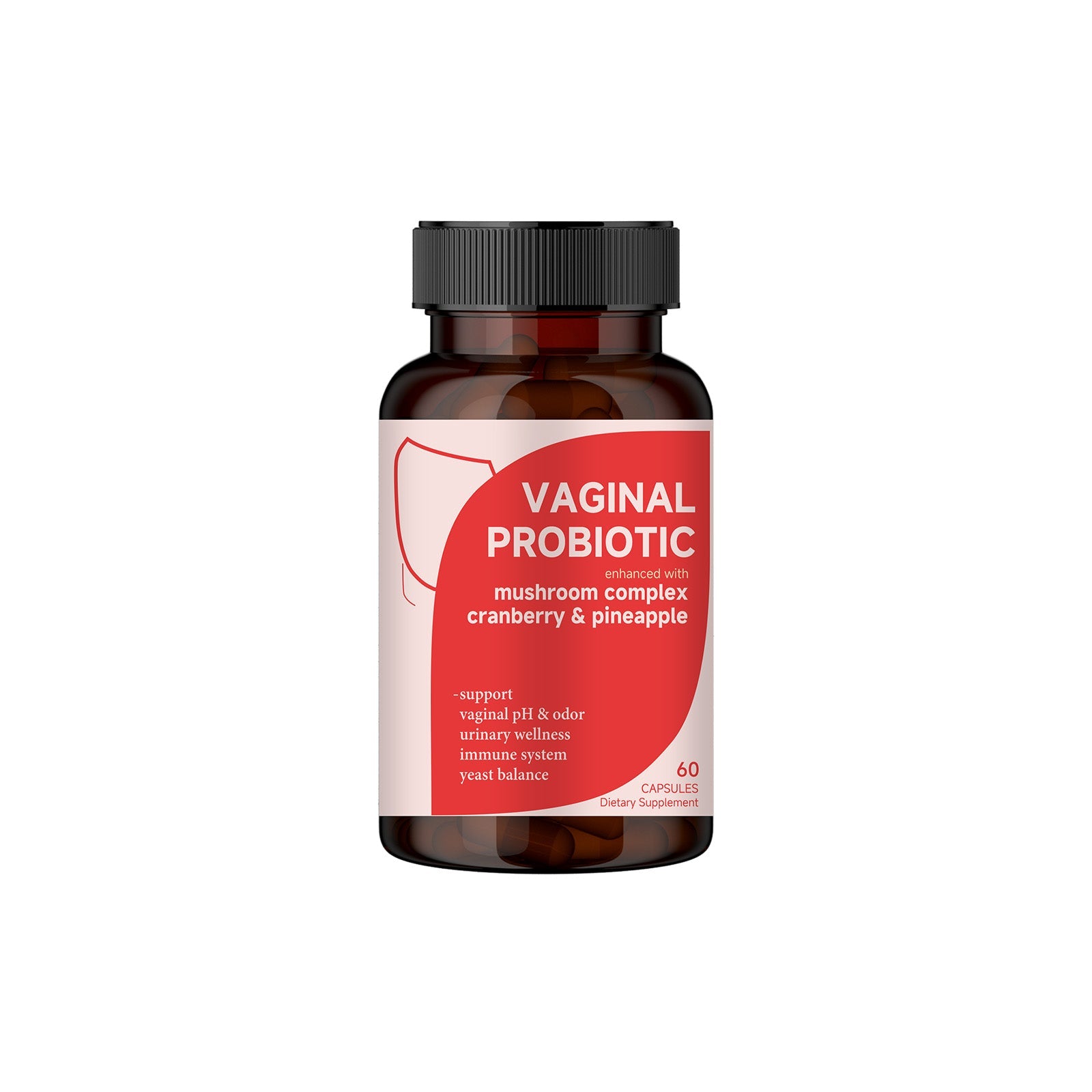 Women's Probiotic Capsules for Body Care, Vitality, and Light Figure, Natural Support ,60patches