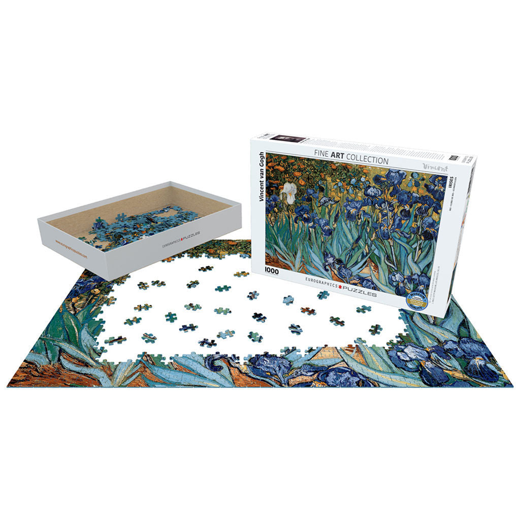 Irises by Vincent van Gogh 1000 Piece Puzzle