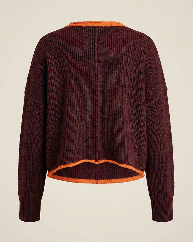 Urban Outfitters burgendy orange sweater