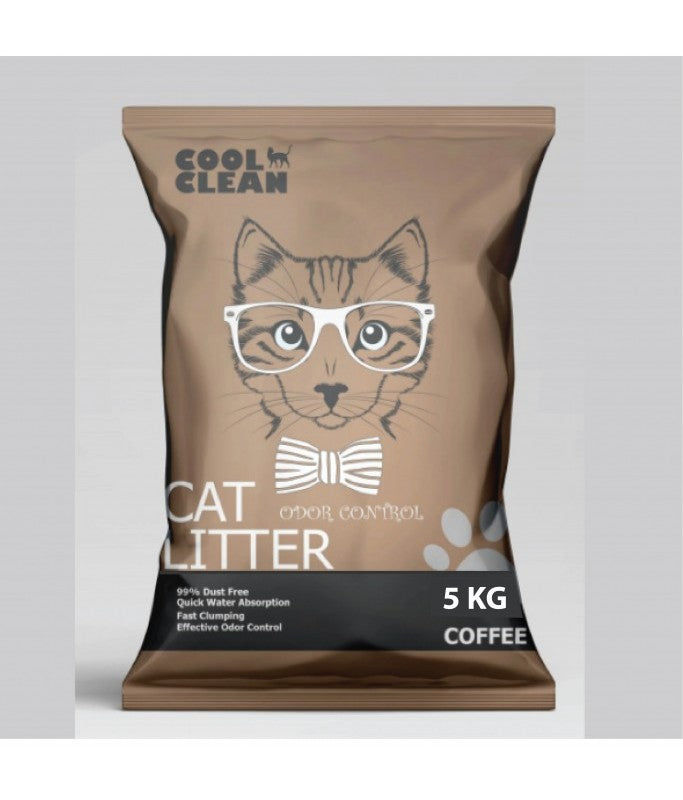 Cool Clean Clumping Cat Litter-  Coffee