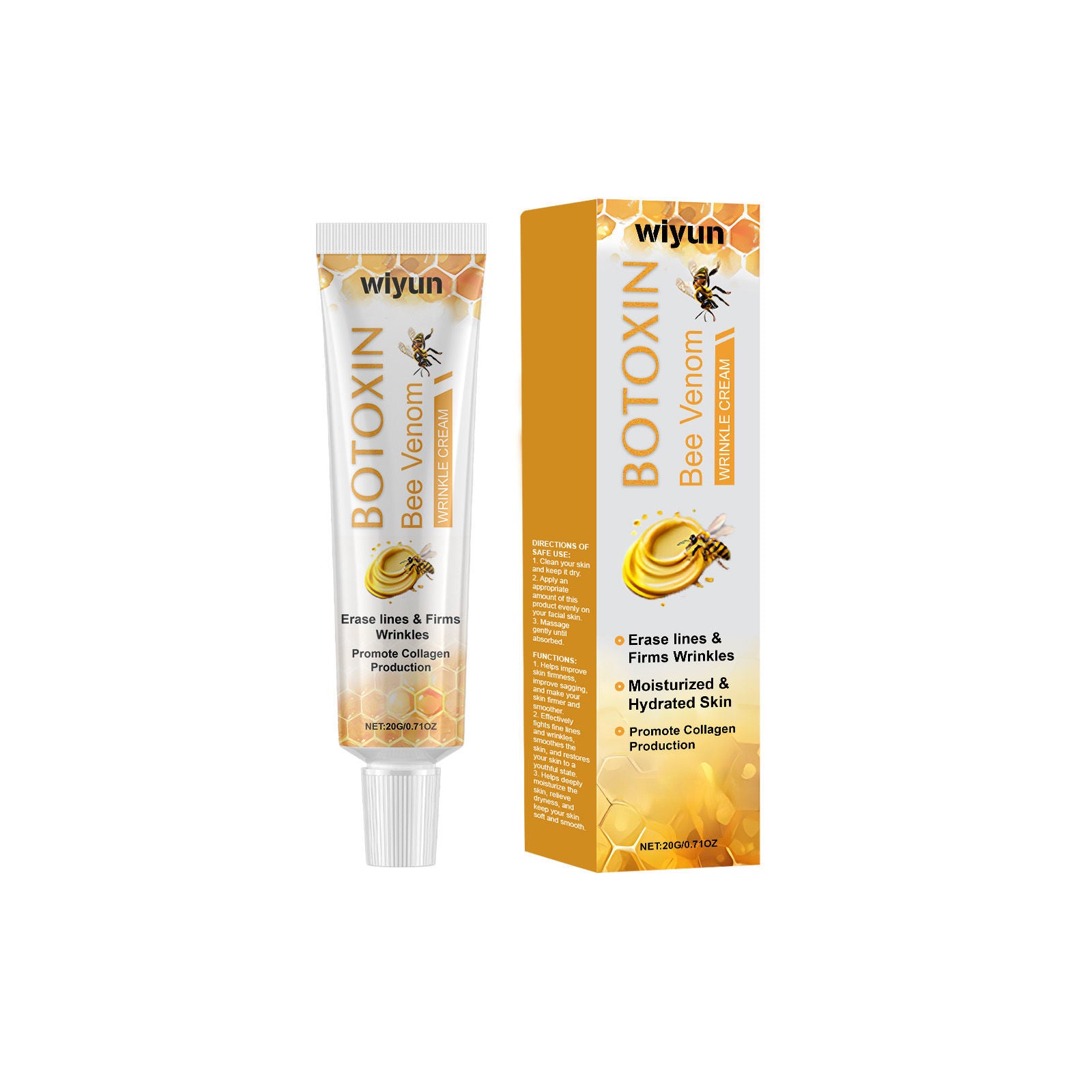 Bee Venom Facial Care Cream, Anti-Aging, Firming, Moisturizing, Skin Tightening ,20g