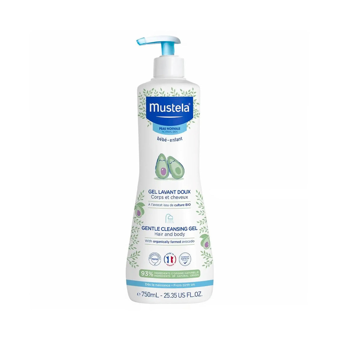 Mustela Baby Gentle Cleansing Gel 750ml