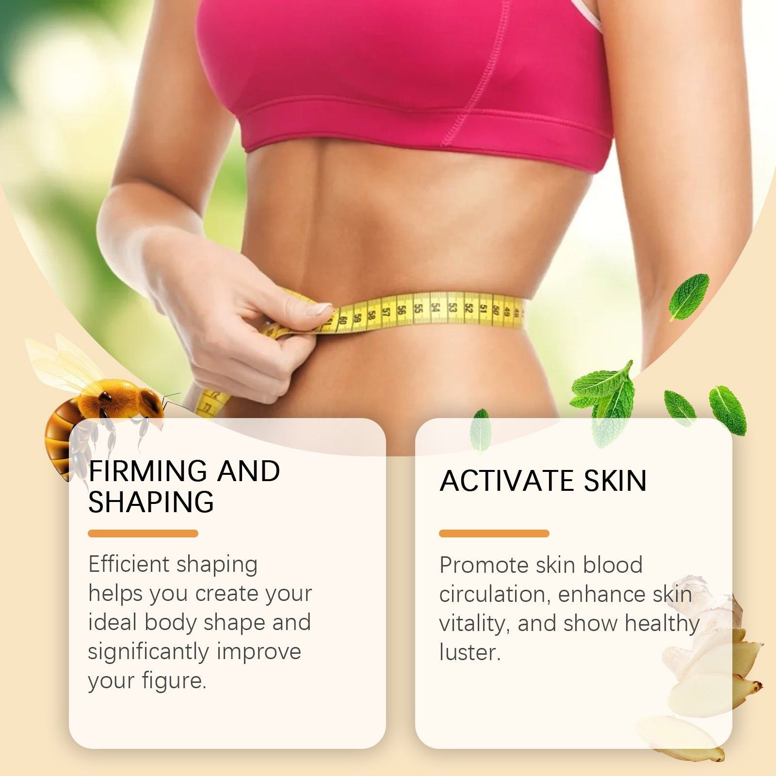 Bee Venom Body Shaping Patch for Lazy Bodybuilding, Skin Firming, Fat Loss ,10pieces