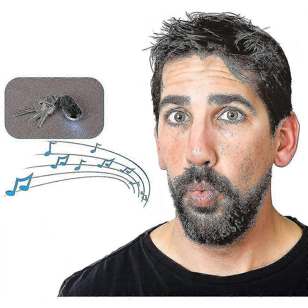 Wireless Key Finder With Alarm LED Light and Voice Activation