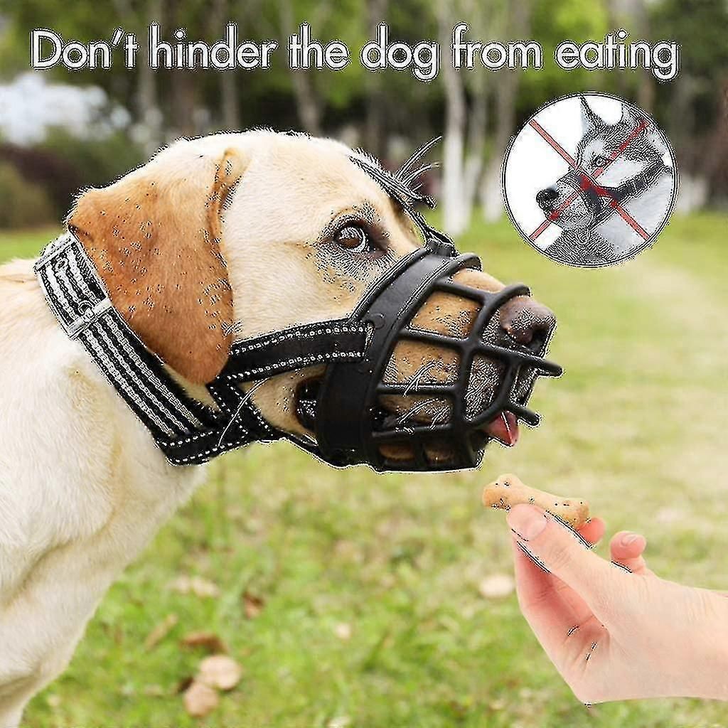 Soft Basket Muzzle For Dogs Secure And Comfortable Fit, Better Prevent Bites, Chewing And Barking Muzzle zxin