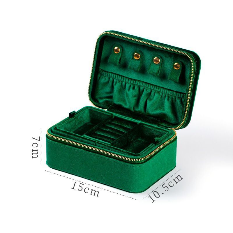 Jewelry Storage Box Elegant Portable Jewelry Box Suitable for Necklaces Earring