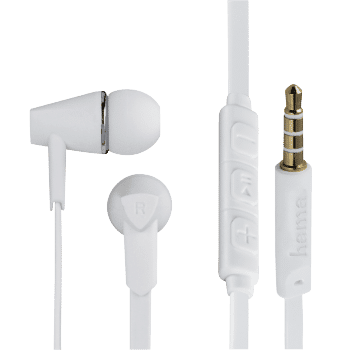 Hama "Joy” Headphones, in-ear, Microphone, flat Ribbon Cable,