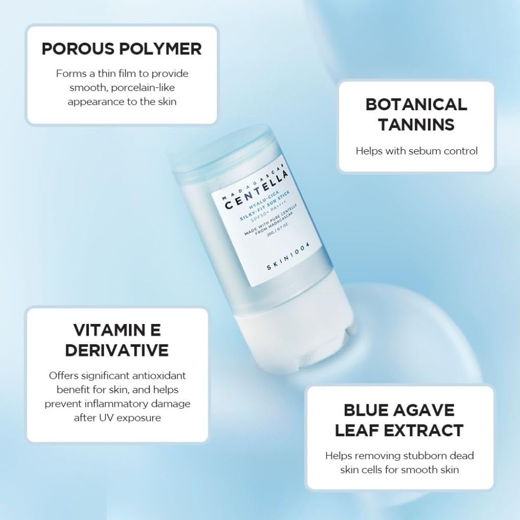 SKIN1004 Madagascar Centella Hyalu-Cica Silky-Fit Sun Stick 7g