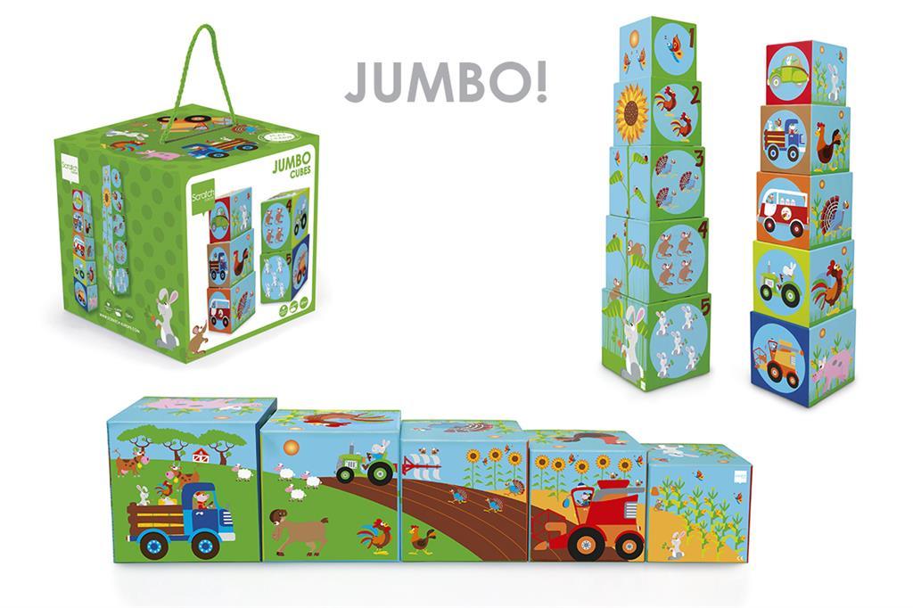 Stacking Tower Jumbo Farm 5 Pcs