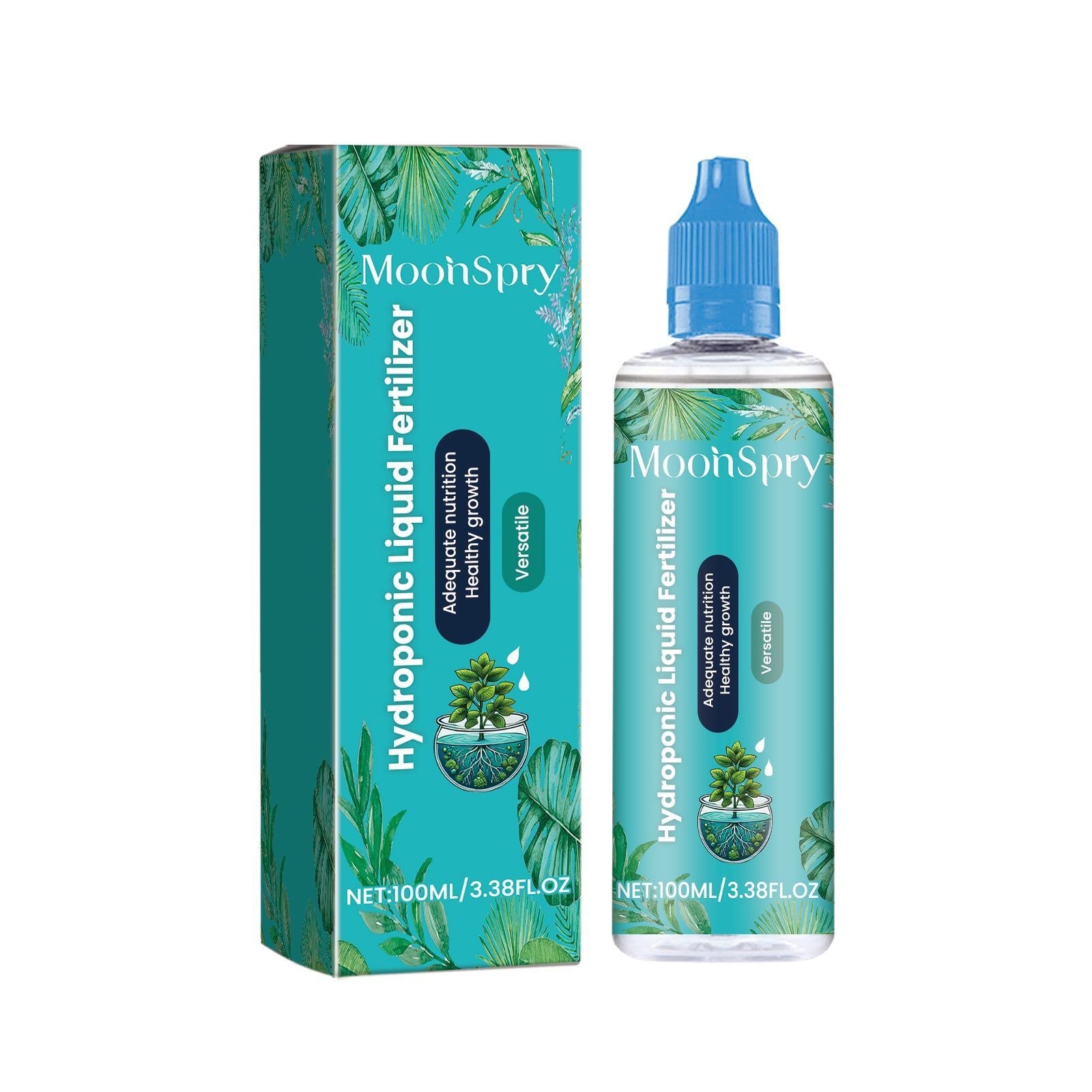 Boost Plant Growth with Hydroponic Liquid Fertilizer, Nutrient Solution for Healthy Green Leaves ,100ml
