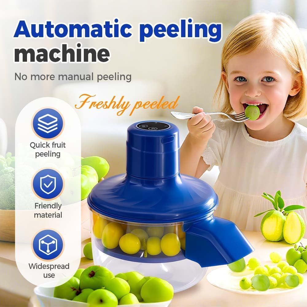Electric Grape Peeling Machine Automatic Peeling Machine Portable Electric Garlic Peeler