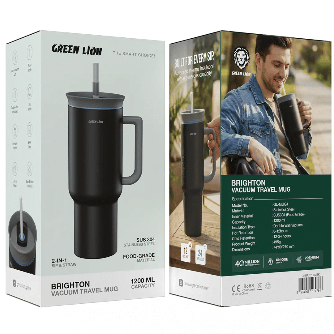 Green Lion Brighton Vacuum Travel Mug