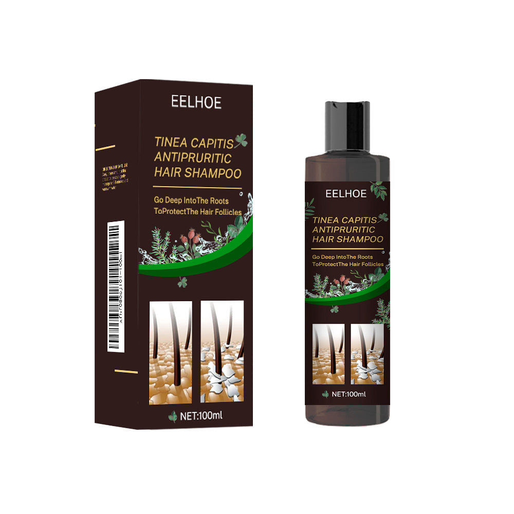 Anti-Dandruff Itch Relief Shampoo for Scalp, Deep Nourishing Hair Care, Natural Ingredients ,100ml