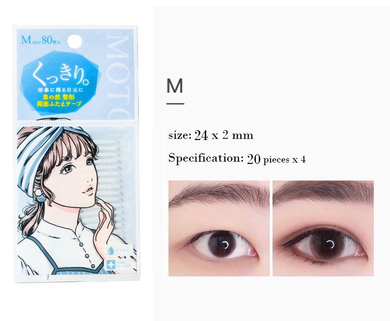 Double Eyelid Tape With Tool Invisible Natural Double Eyelid Tape Enlarge Eyes