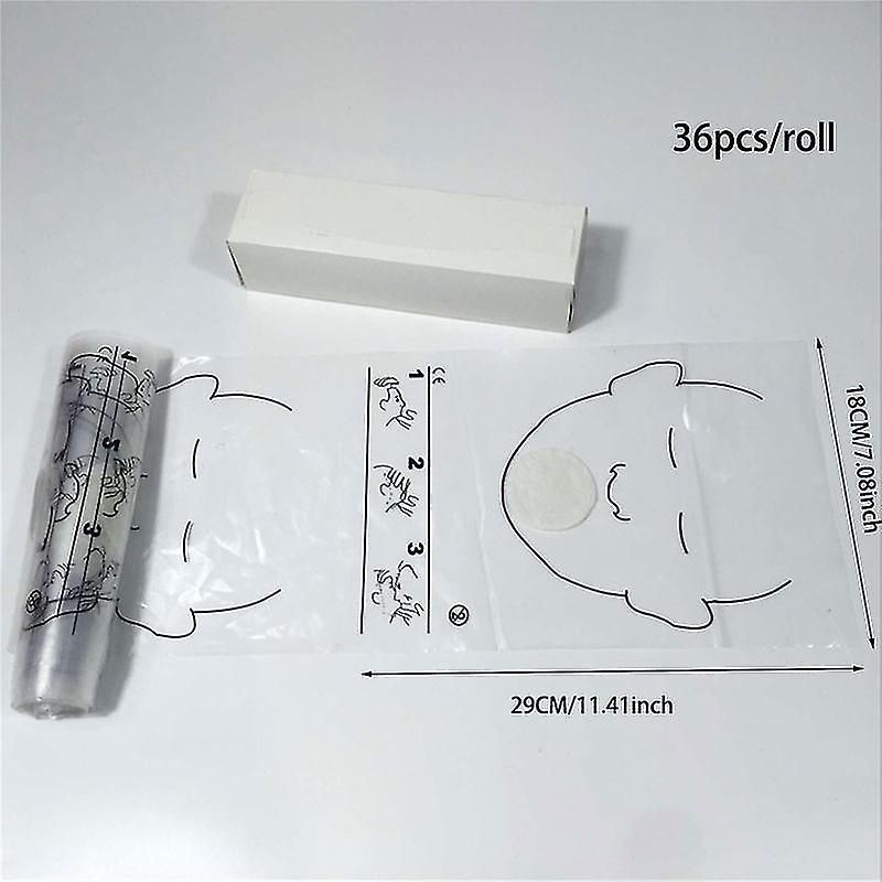 36pcs CPR Face Shield Roll Disposable Barrier for First Aid