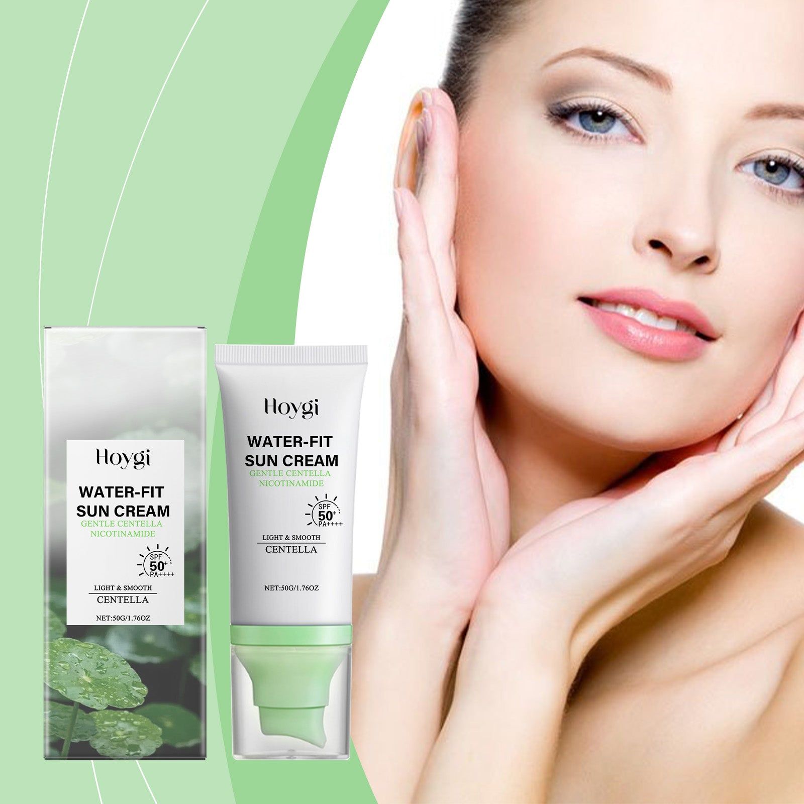Centella Hydra Protective Cream, SPF 50, Skin Care, Moisturizer, Brightening ,50g