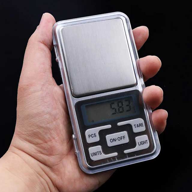 Mini Digital Pocket Scale with LCD Display - Precise Gram Weight Measurement for Jewelry, Food & Small Items