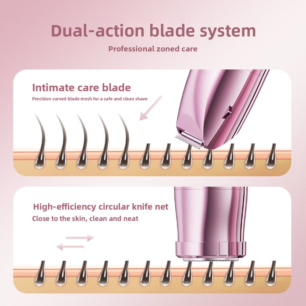 USB Nose Hair Trimmer with Stainless Steel Blade