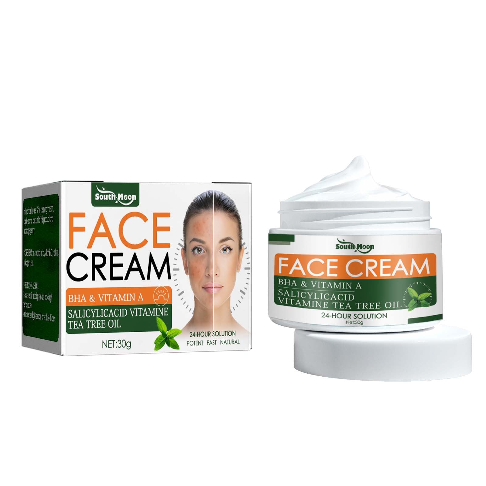 Clear Acne Scar Repair Cream, Salicylic Acid, Vitamin E, Pimple Treatment, Suitable for Facial Skin ,30g
