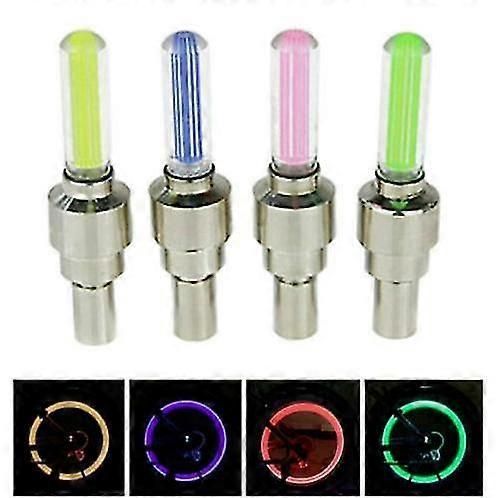 Waterproof Led Wheel Light, Led Light Tire Wheel Valve Caps