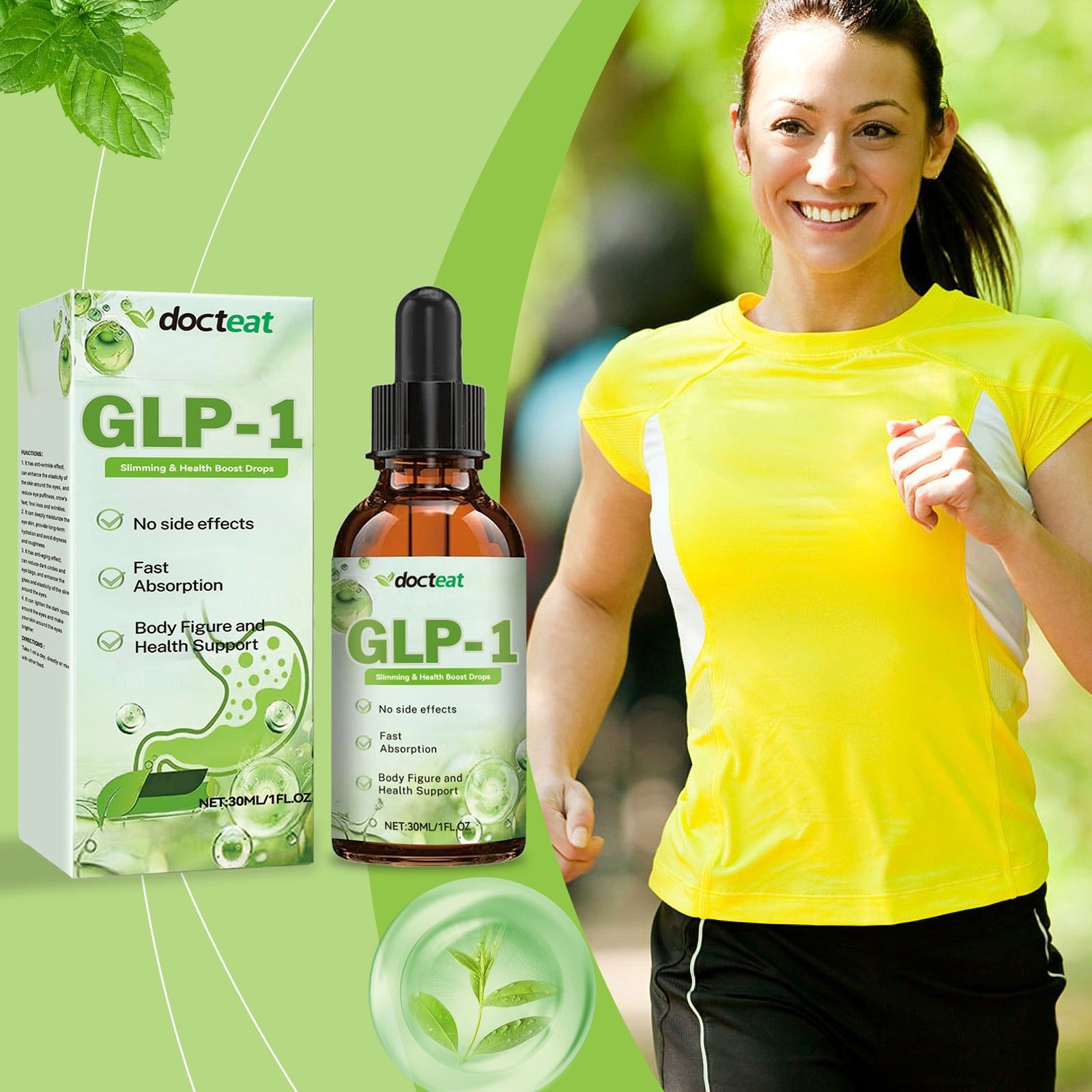 Boost Your Body Care, Regulate Sugar, Reduce Appetite with GLP-1 Drops ,30ml