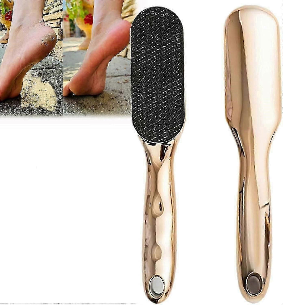 Nano Glass Foot File With Non Slip Handle for Pedicure Care