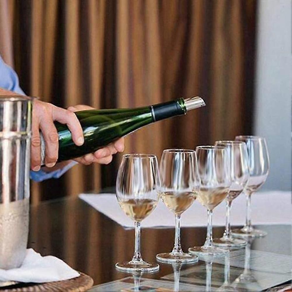300pcs Silver Wine Pourer Discs Drip Stop Pour Spouts