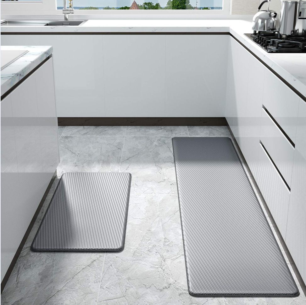 Non Skid Waterproof Kitchen Mats Anti-fatigue Thick Cushioned Floor Rug