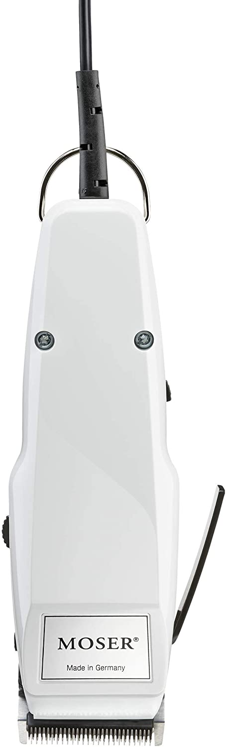 MOSER 1400-0368 HAIR CLIPPER 220-240V WHITE UK-PLUG