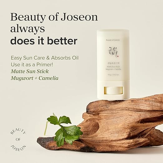 Beauty of Joseon Matte Sun Stick Mugwort + Camellia, 18gm