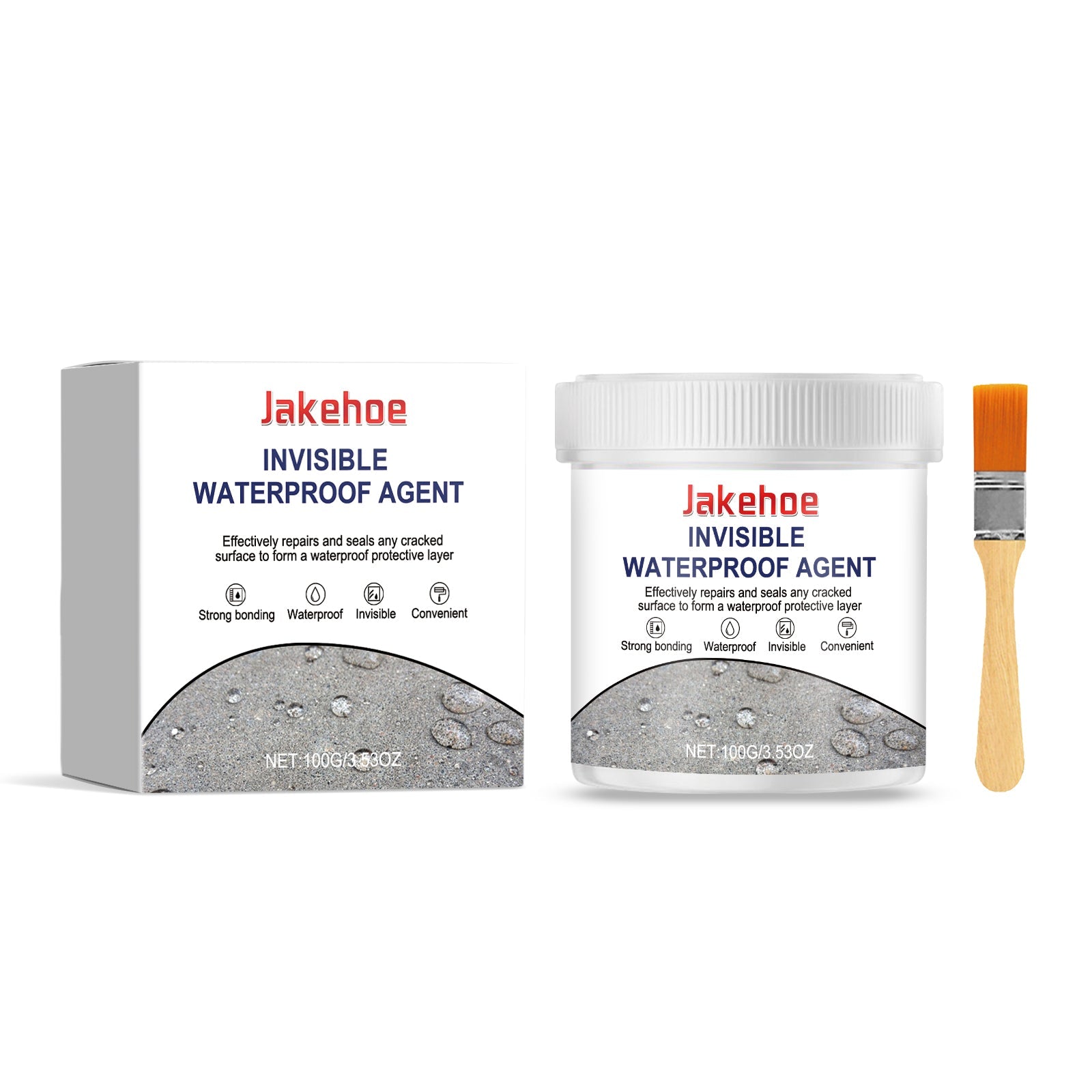 Waterproof Coating Sealant, Leakproof, Water-Resistant, Easy DIY Repair ,1set