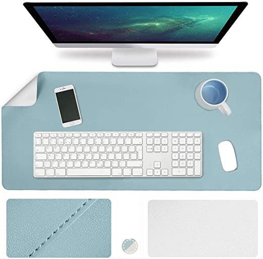Laptop Desk Pad Protector Waterproof PU Leather Mouse Pad Office Desk Mat