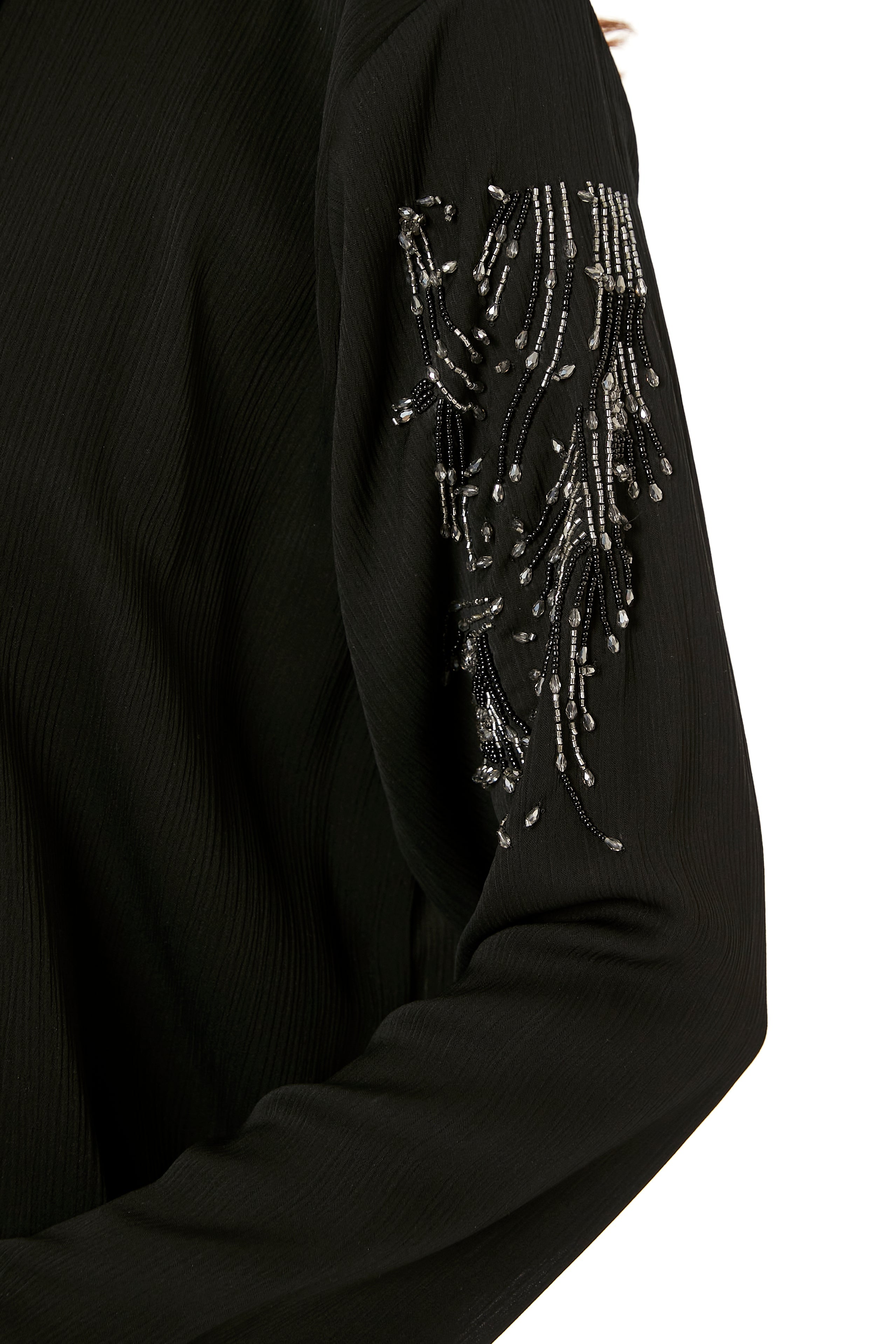 MOiSTREET Black Zoom Top and Pants Set Travel wear