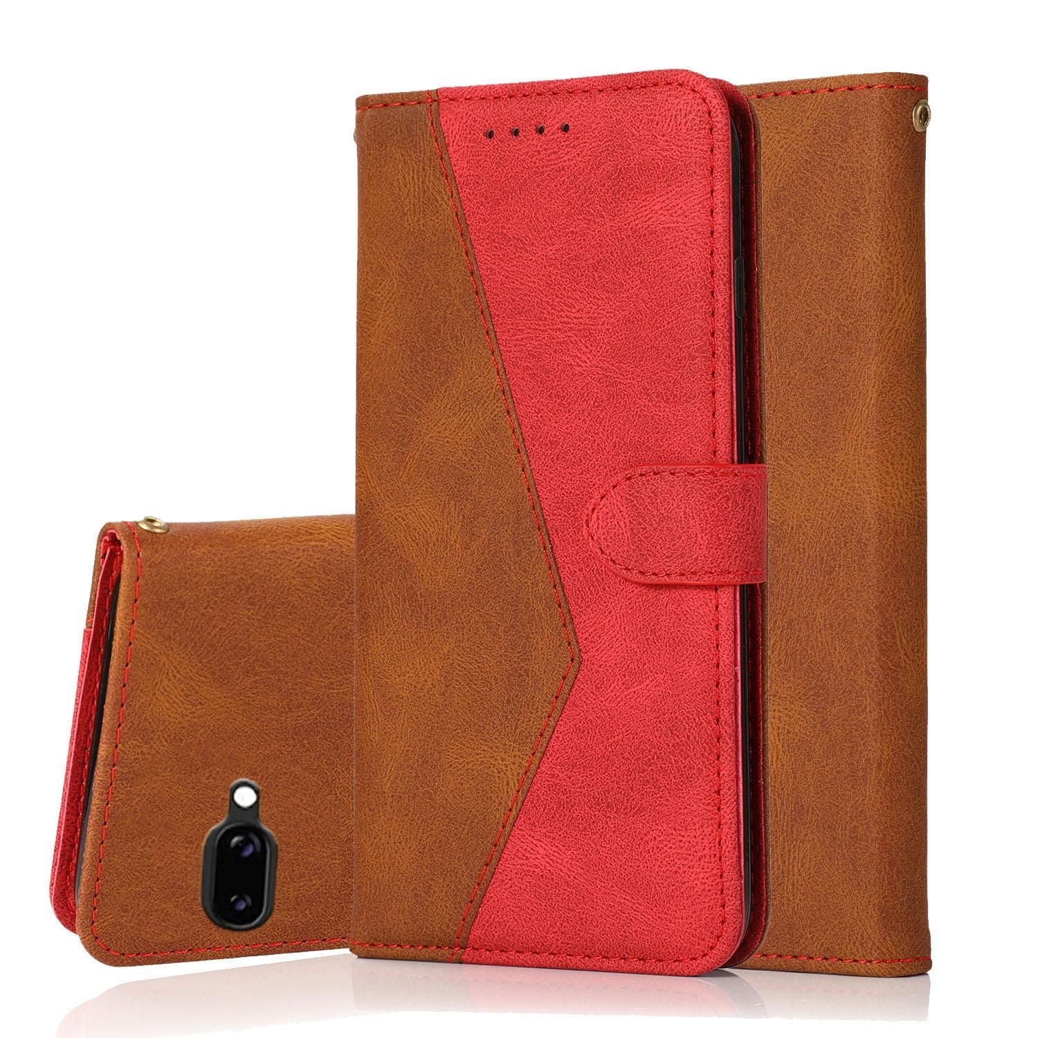 Dual-color Leather Case For Google Pixel 9a