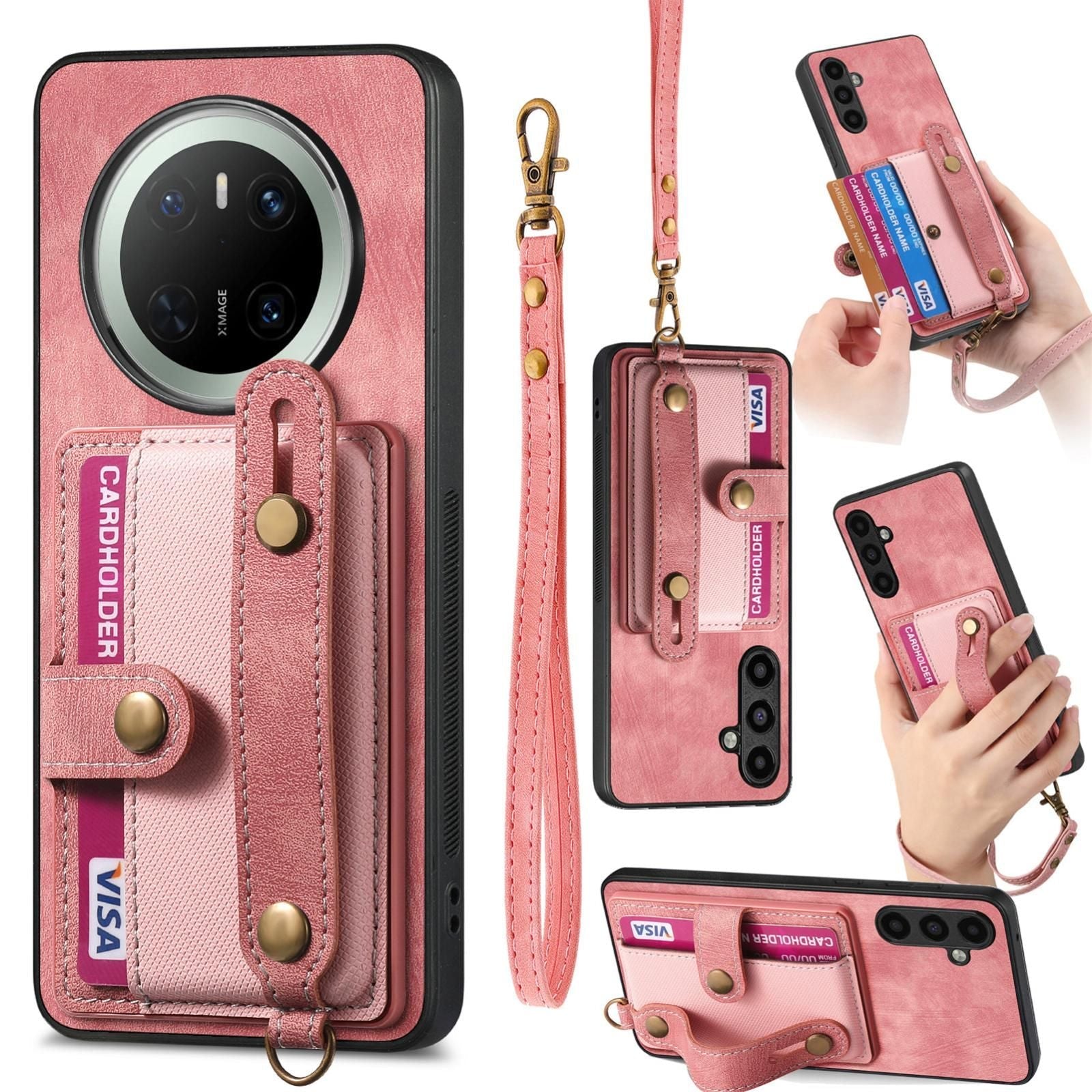 Retro Card Wallet Case For Huawei Mate 70