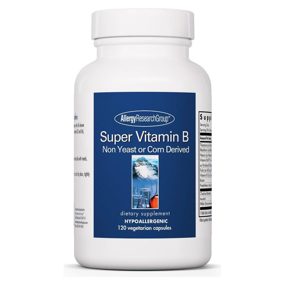 Allergy Research  Super Vitamin B Complex 120Caps