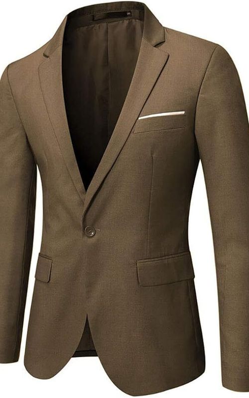 Brown Coat Pant Vest Tuxedo, Elegant Formal Attire for Weddings, Ideal Gift