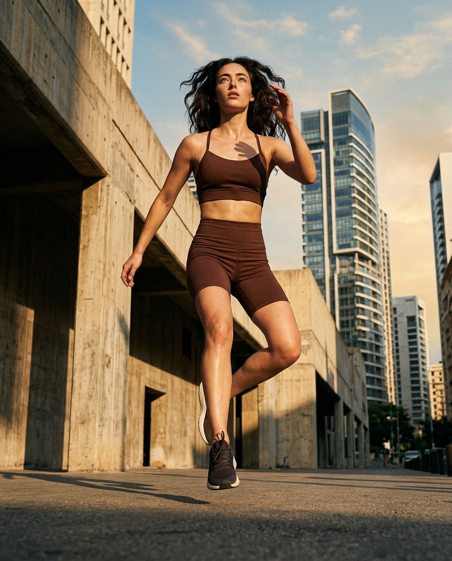 RSPR BROWN WOMEN SHORT LEGGING No. 14