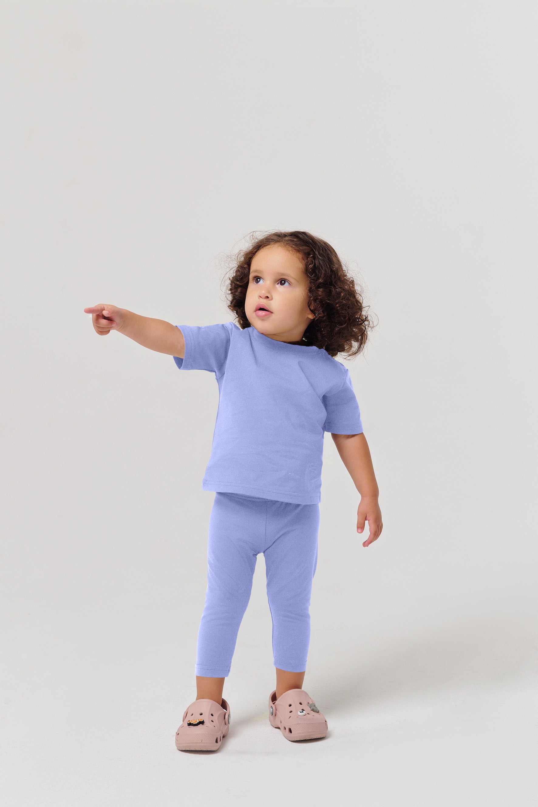 تي شيرت "مولو كلاسيك" للأطفال (للجنسين) - أزرق فاتح