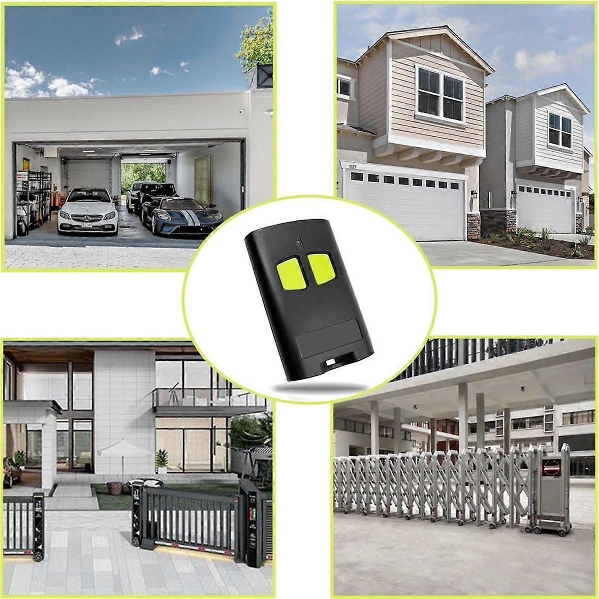 2pcs 433MHz Remote Controls for Beninca Garage Door Openers